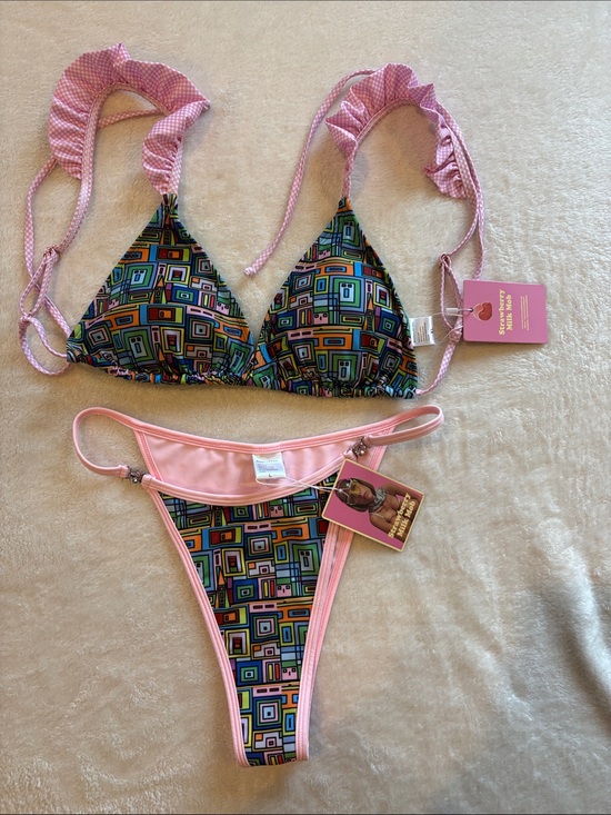 Strawberry Milk Mob Other - Strawberry Milk Mob Bikini (Top XL Bottom L)